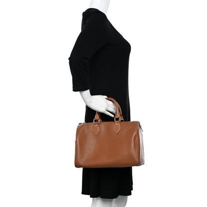 Louis Vuitton Epi Speedy 25 Cannelle 2 of 23