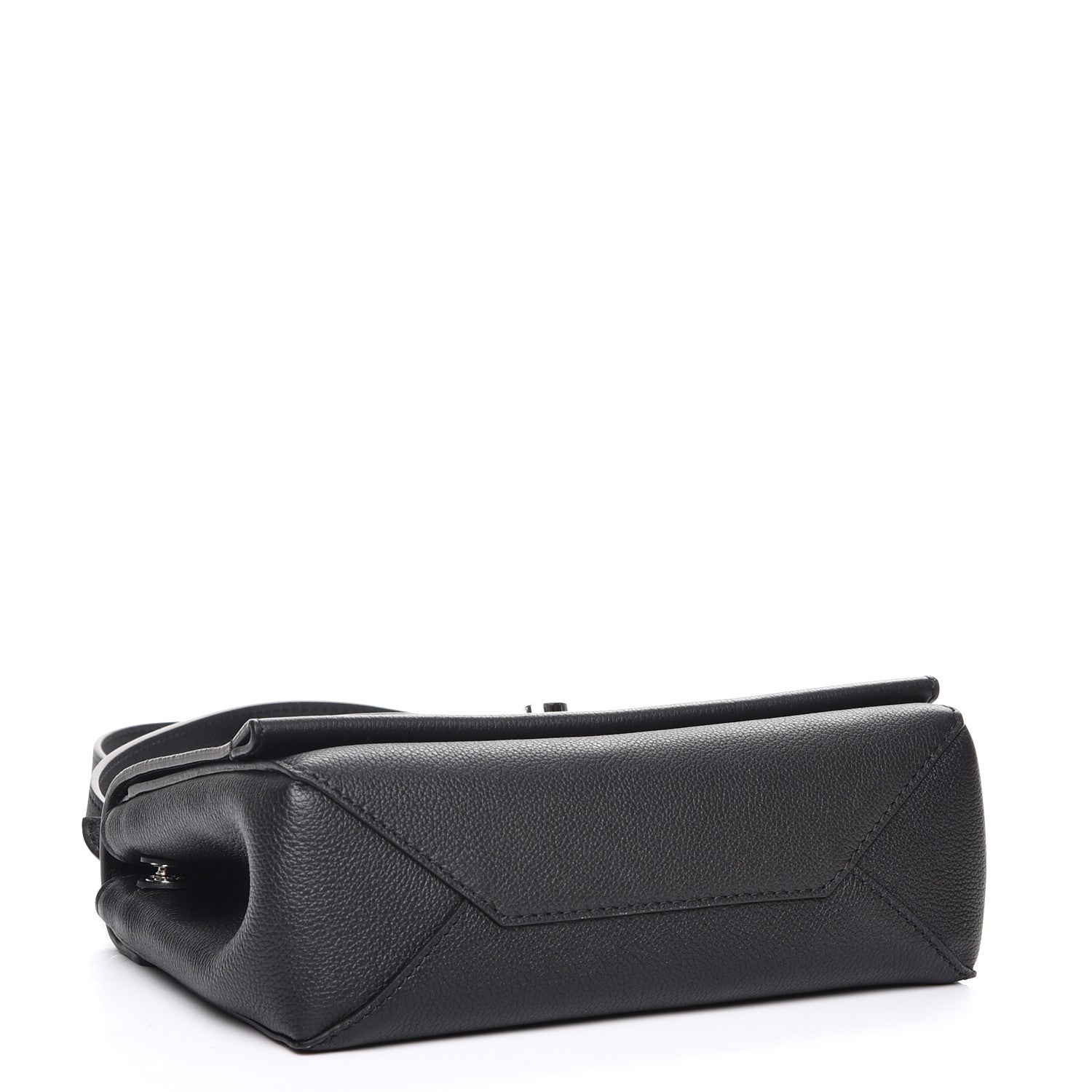 Louis Vuitton Calfskin Lockme II Chain Bag BB Black 4 of 8