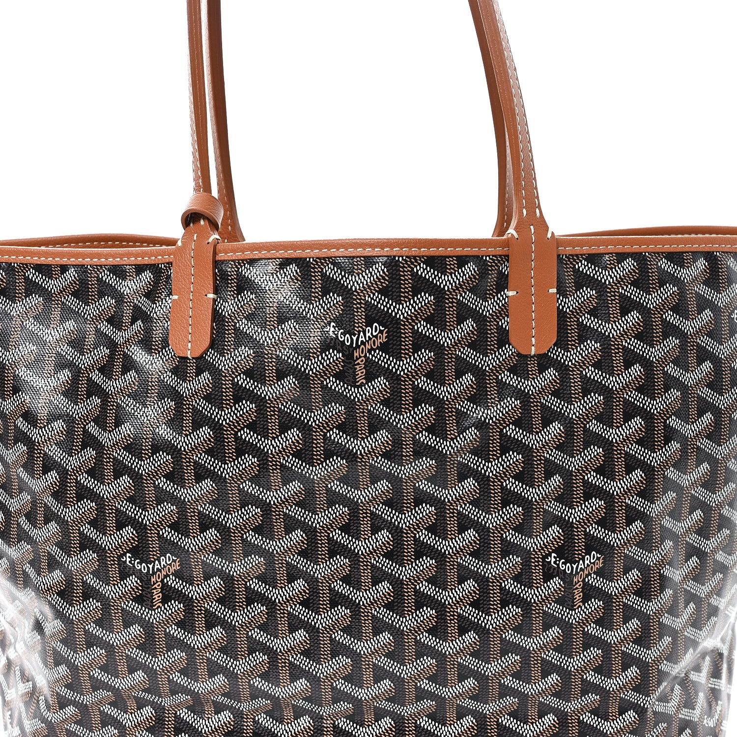 Goyard Goyardine Saint Louis PM Black Gold 9 of 11
