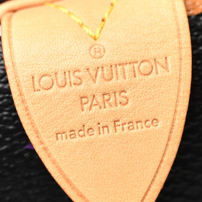 Louis Vuitton Monogram Multicolor Speedy 30 Black 6 of 13