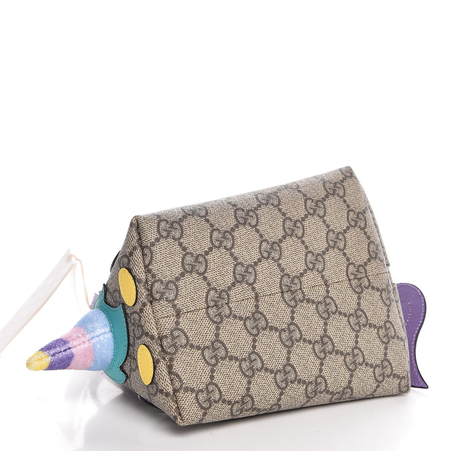 GG Supreme Monogram Kid's Unicorn Top Handle Bag Multicolor