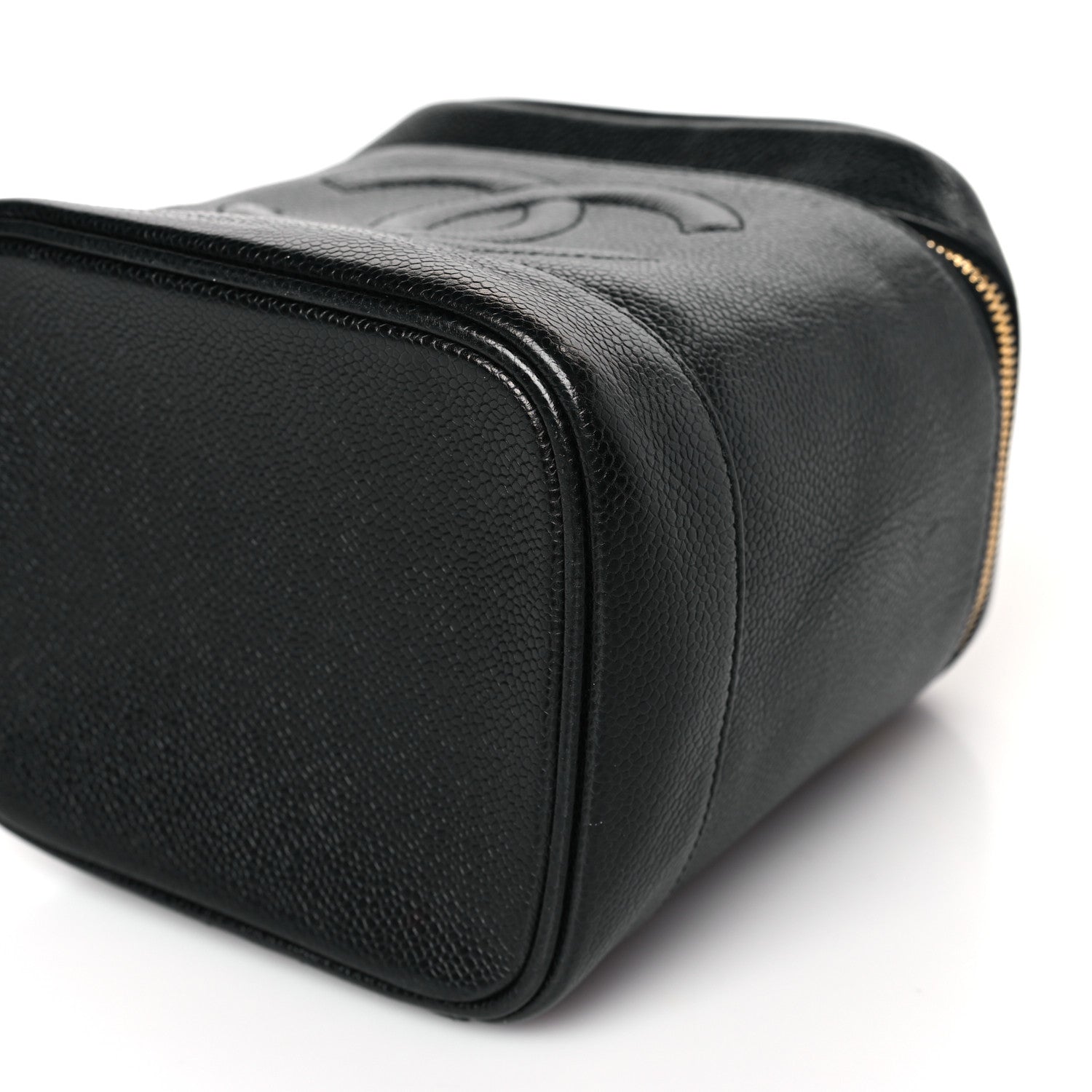 Chanel Caviar Vanity Cosmetic Case Black 10 of 11
