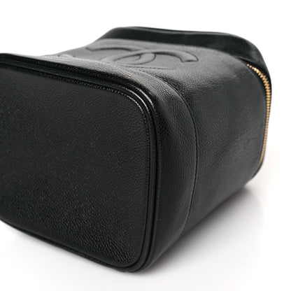 Chanel Caviar Vanity Cosmetic Case Black 10 of 11