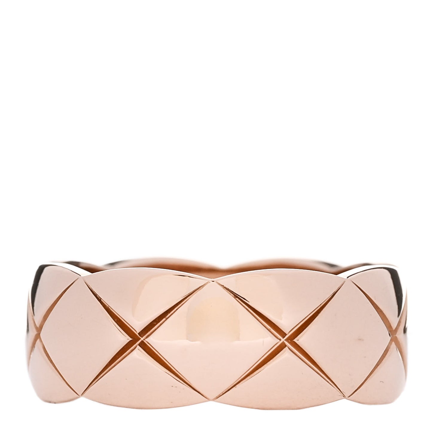 18K Beige Gold Small Coco Crush Ring 47 4.25