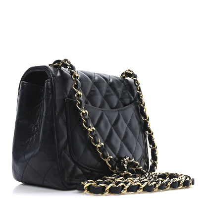 Chanel Lambskin Quilted Mini Square Flap Black 3 of 10