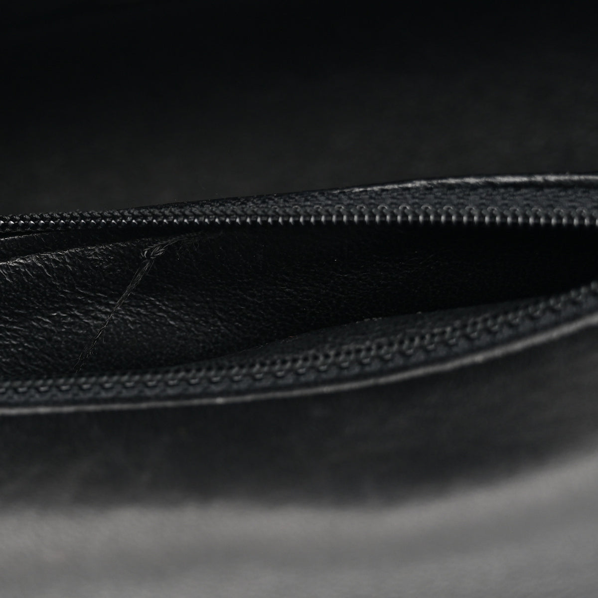 Lambskin Chevron Quilted Mini Rectangular Flap Black
