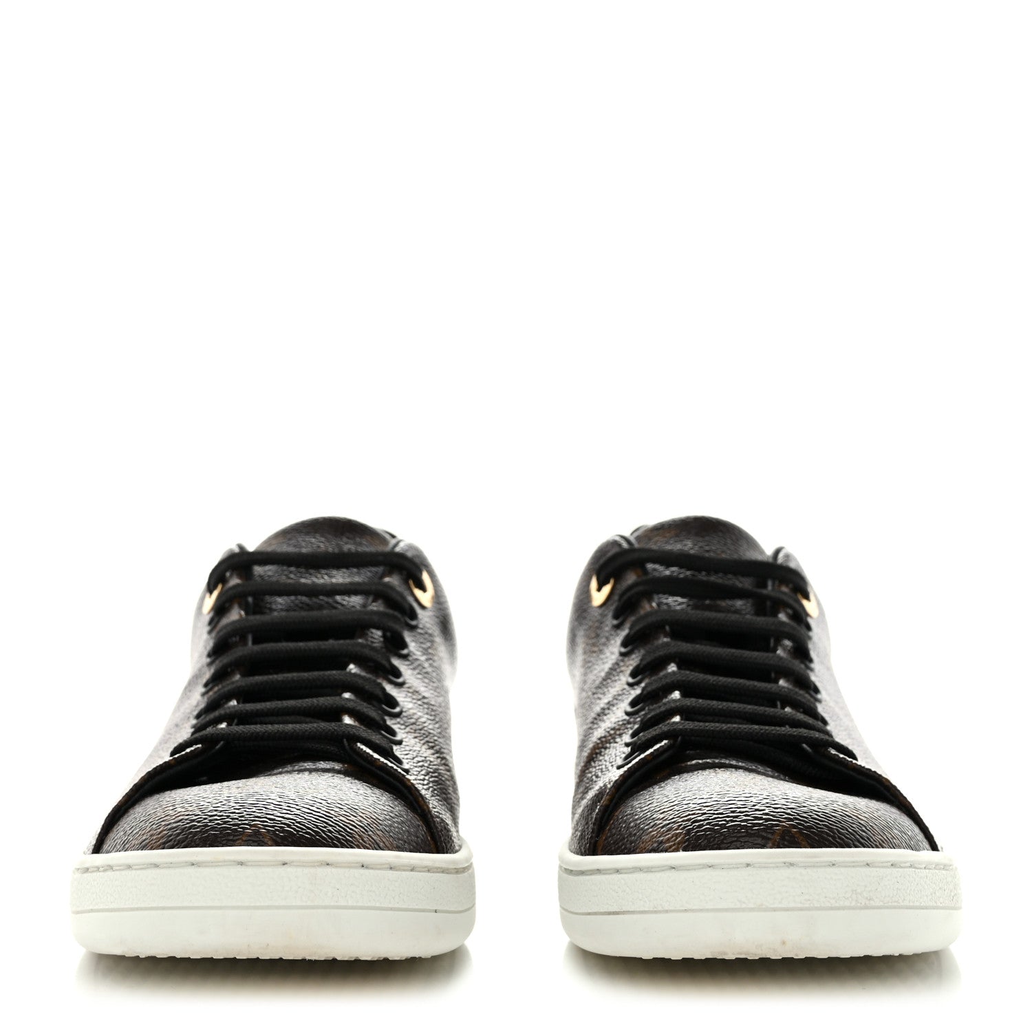 Louis Vuitton Patent Monogram Frontrow Sneakers 38.5 2 of 12