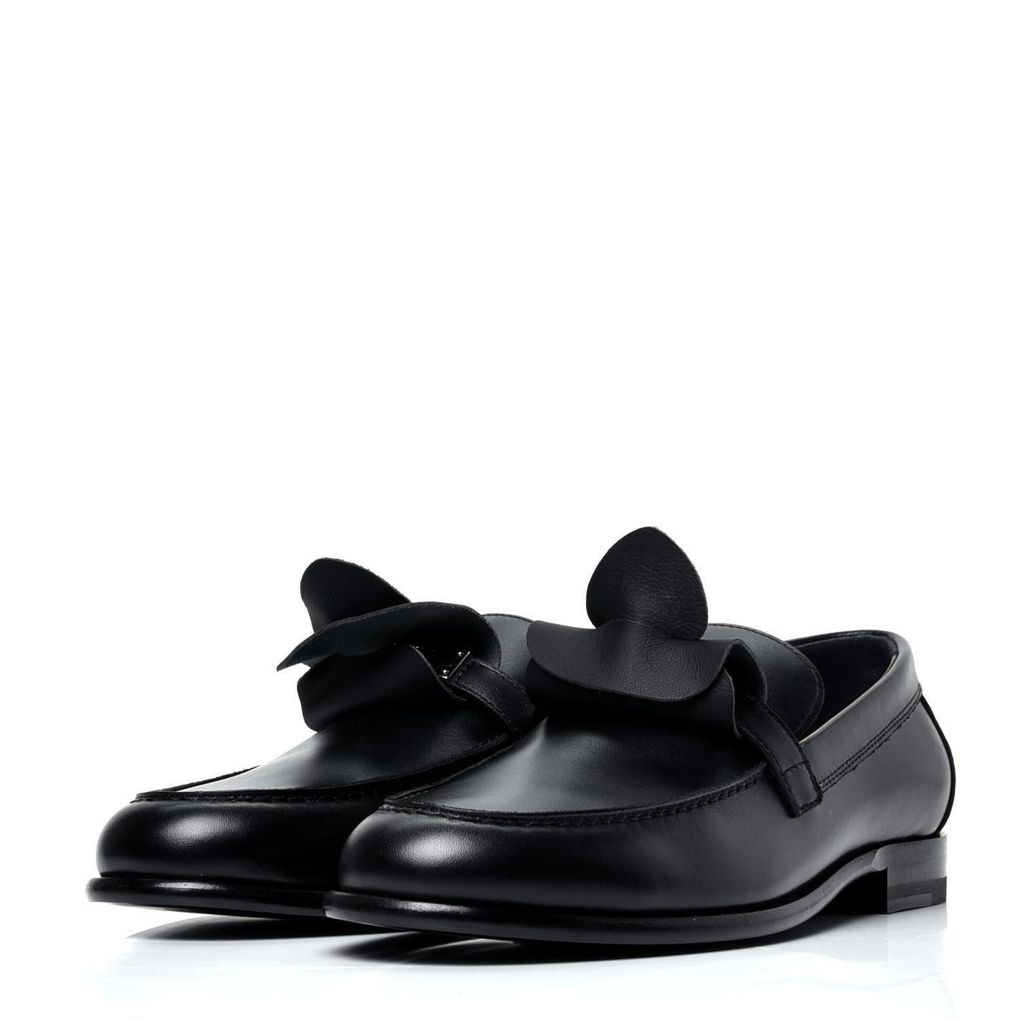 Calfskin Destin Loafers 37 Black