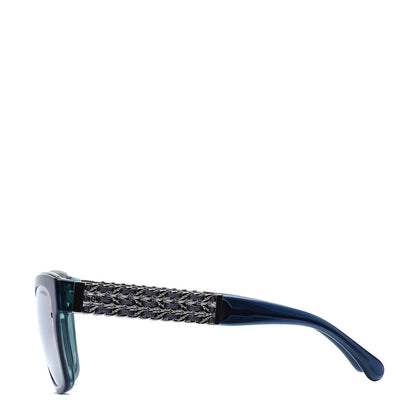 Chanel Square Chain Sunglasses 5362-Q Blue 2 of 8