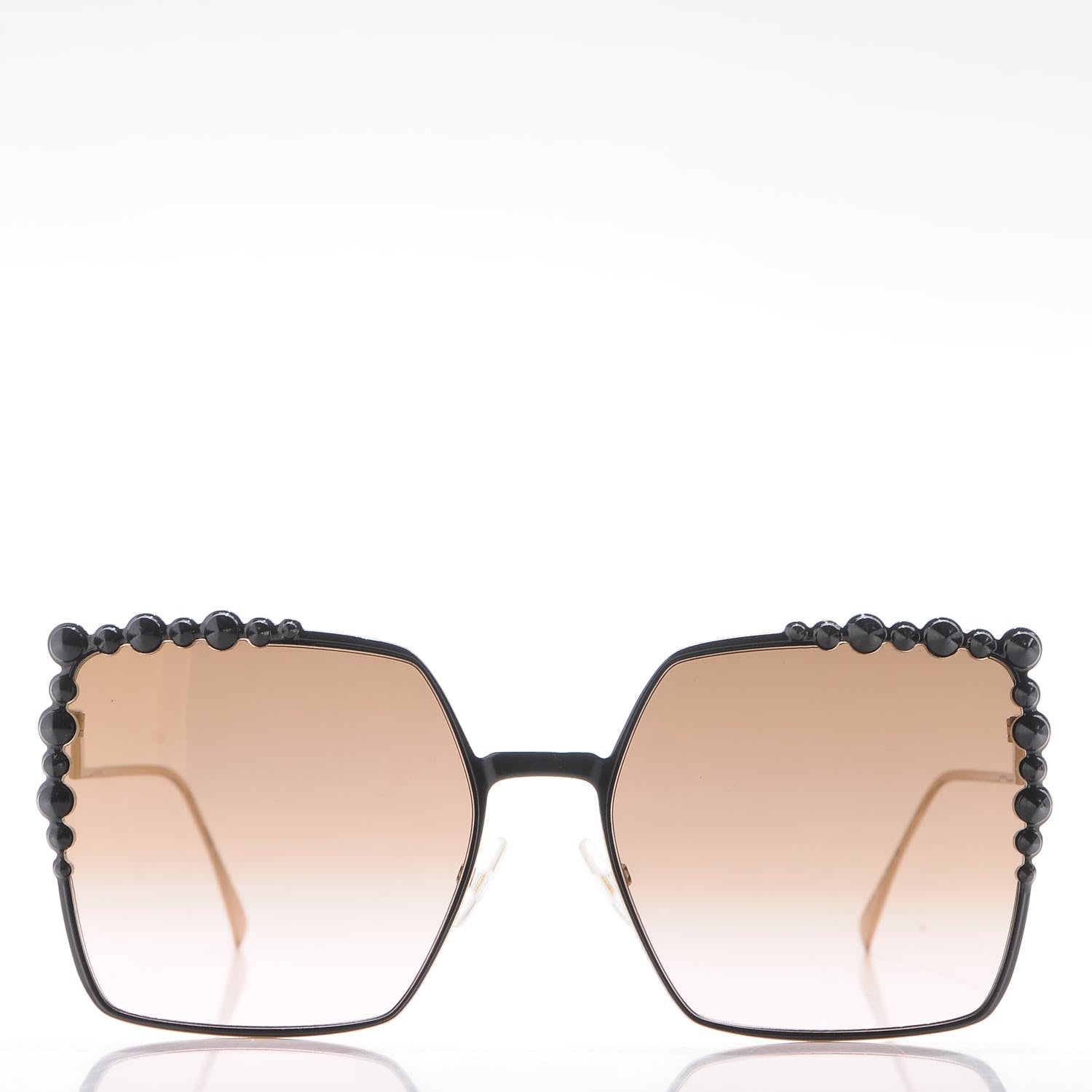 Fendi Square Dots Sunglasses FF 0259/S Black 2 of 8