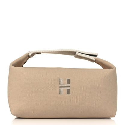Hermes Canvas Small Bride-A-Brac Pouch Natural 1 of 10