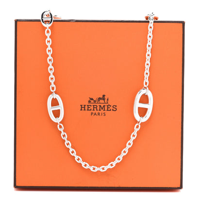 Hermes Sterling Silver Farandole Necklace 80 6 of 6