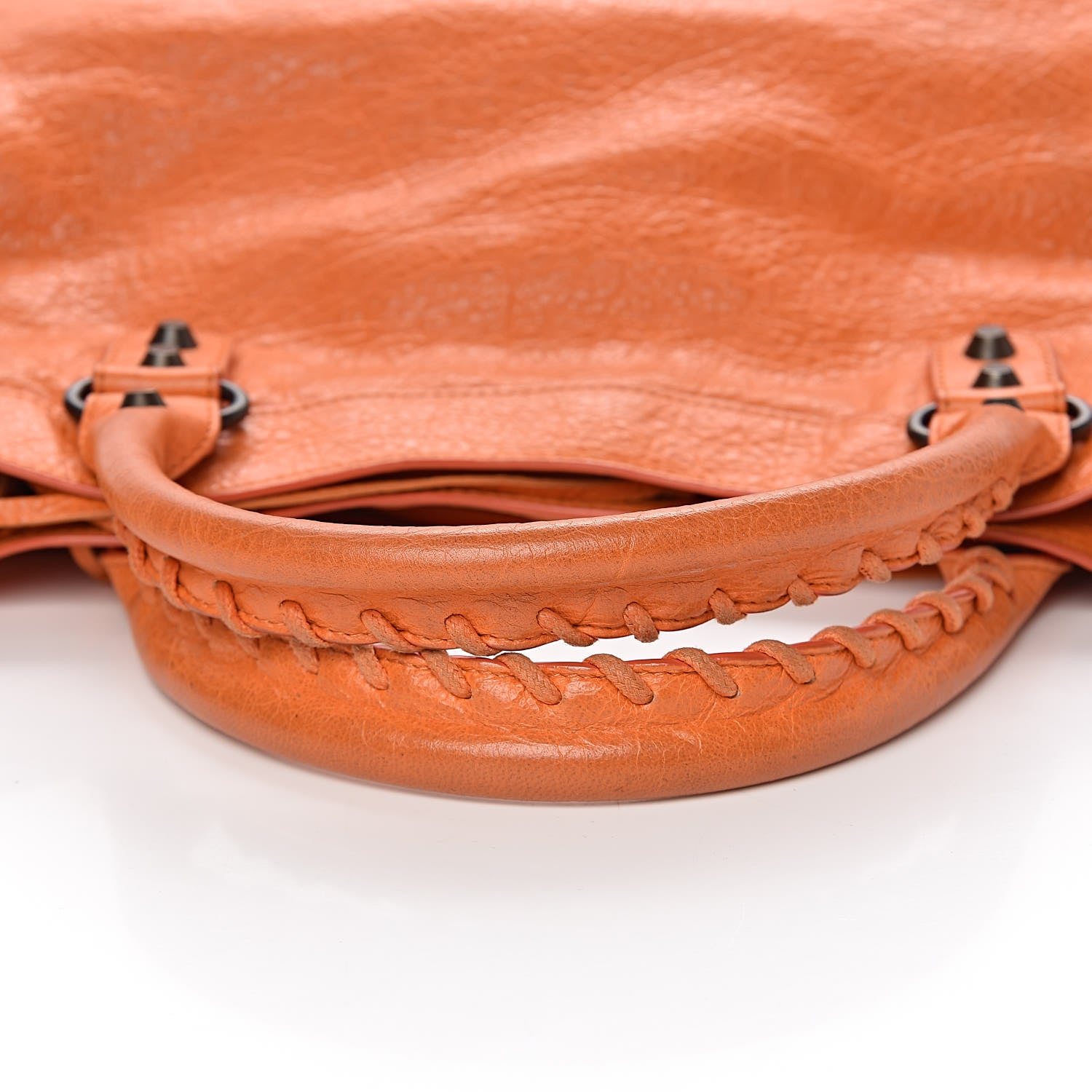 Balenciaga Agneau Classic Hardware Town Tangerine 8 of 18
