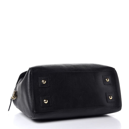 Mulberry Glossy Goatskin Medium Del Rey Satchel Black 4 of 7