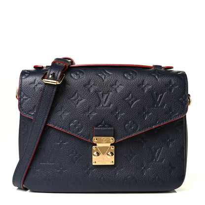 Louis Vuitton Empreinte Pochette Metis Marine Rouge 1 of 10