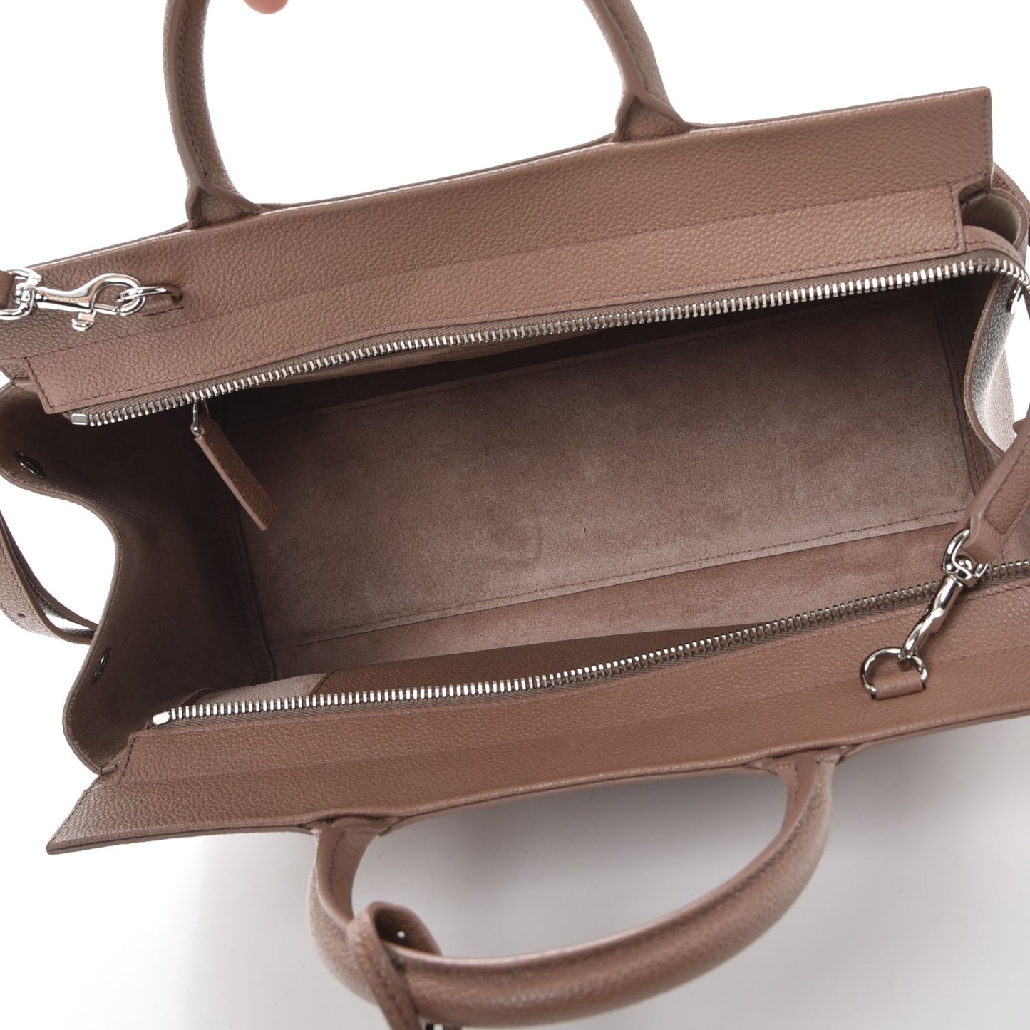 Grained Calfskin Small Rive Gauche Fard