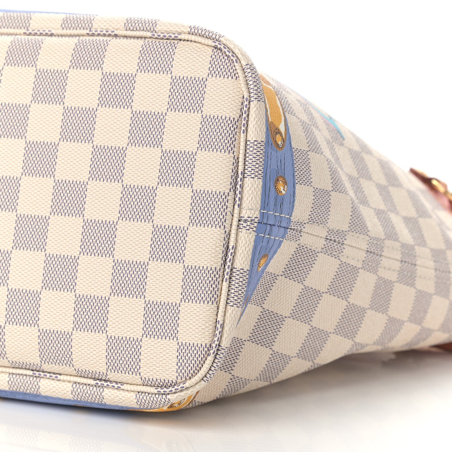 Louis Vuitton Damier Azur Summer Trunks Neo Neverfull MM 10 of 10