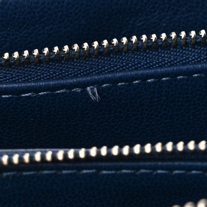 Louis Vuitton Lambskin Embossed Monogram Coussin PM Navy 10 of 12