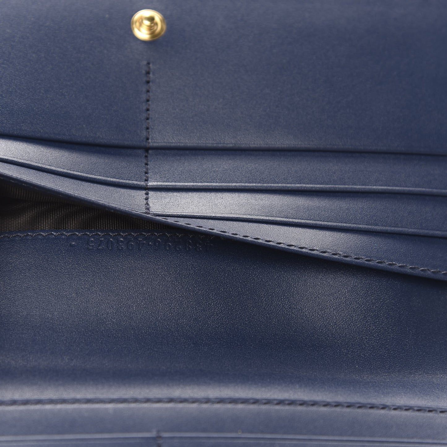 Guccissima Zip Around Long Wallet Blue