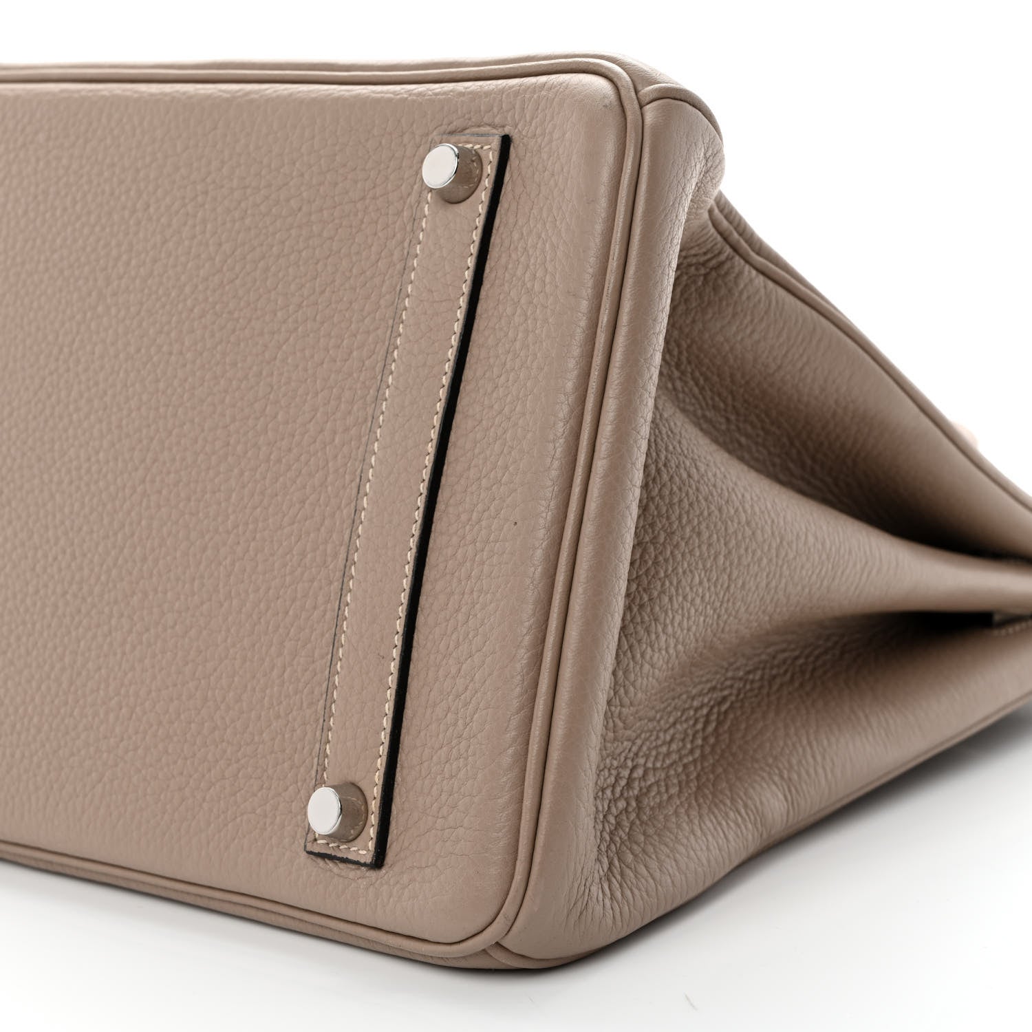 Hermes Taurillon Clemence BIRKIN 35 Gris Tourterelle 10 of 10