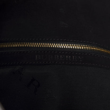Burberry Signature Grain Medium Mildenhall Crossbody Bag Black 8 of 9