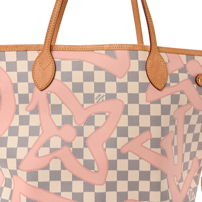 Louis Vuitton Damier Azur Tahitienne Neverfull MM 8 of 11