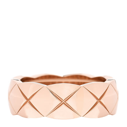 Chanel 18K Beige Gold Diamond Small Coco Crush Ring 52 6 3 of 5