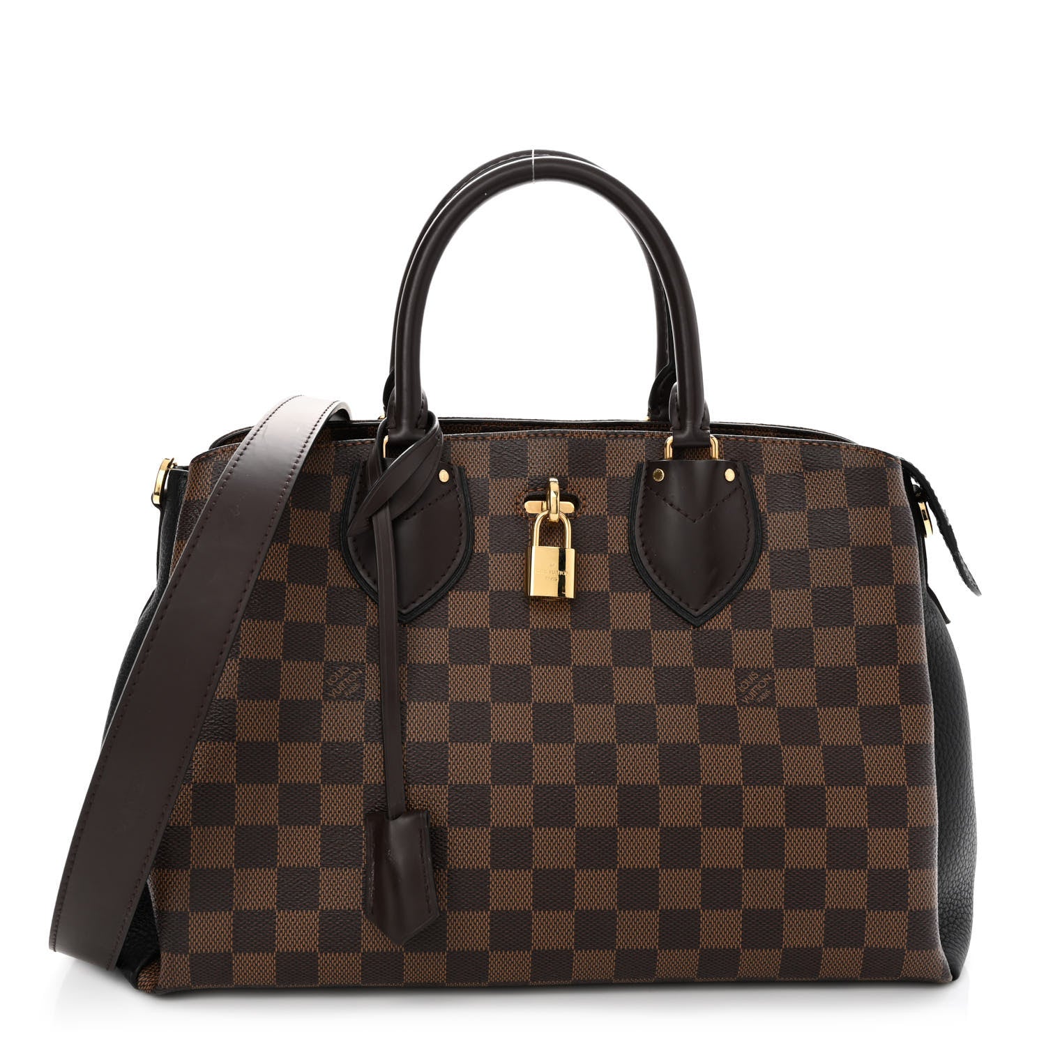 Louis Vuitton Cuir Taurillon Damier Ebene Normandy Black 1 of 12