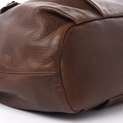 Prada Cervo Deerskin Chain Bag Bruciato 8 of 14