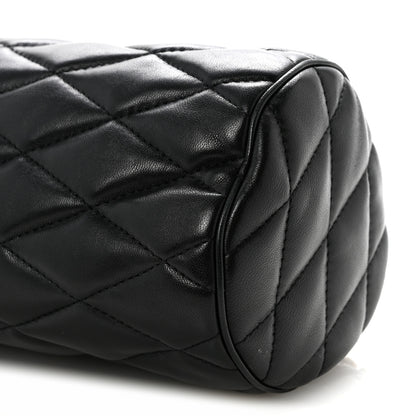 Saint Laurent Lambskin Monogram Small Sade Tube Bag Black 10 of 13