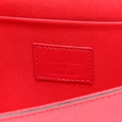 Louis Vuitton Vernis Felicie Pochette Chain Wallet Hot Pink 7 of 10