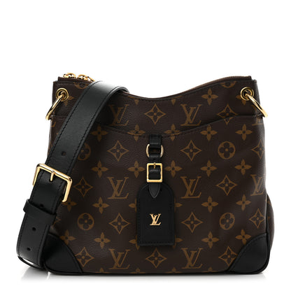 Louis Vuitton Monogram Odeon PM Black 1 of 9