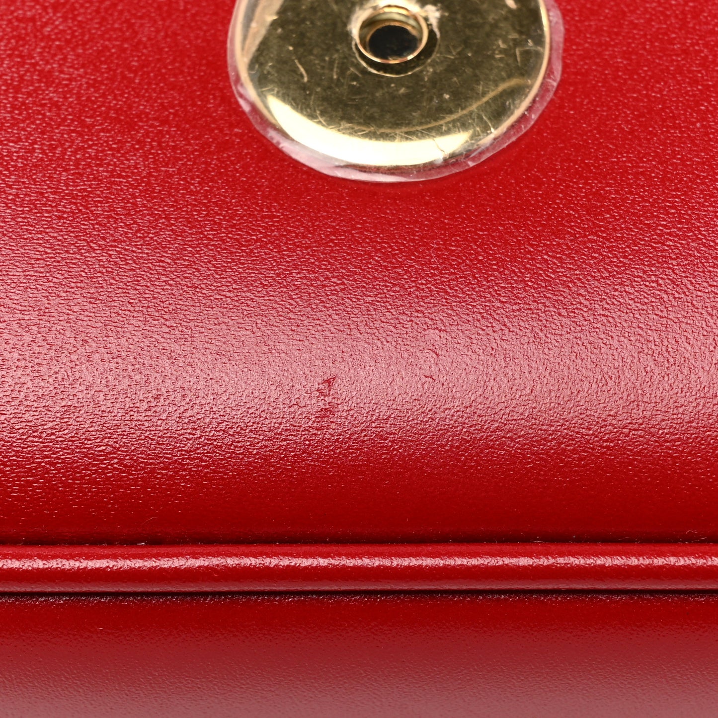 Smooth Calfskin Tassel Belt Bag Red