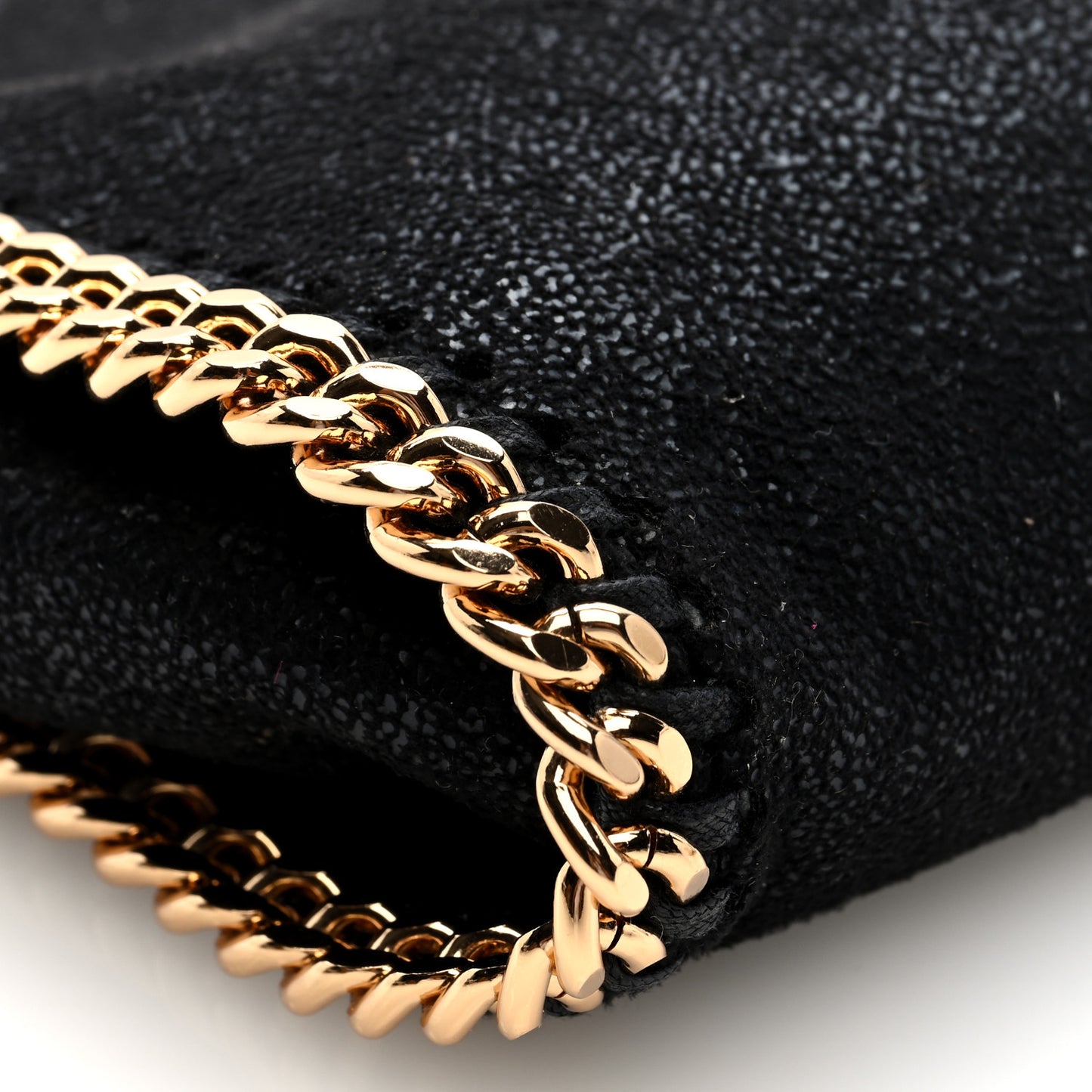 Shaggy Deer Tiny Falabella Tote Black