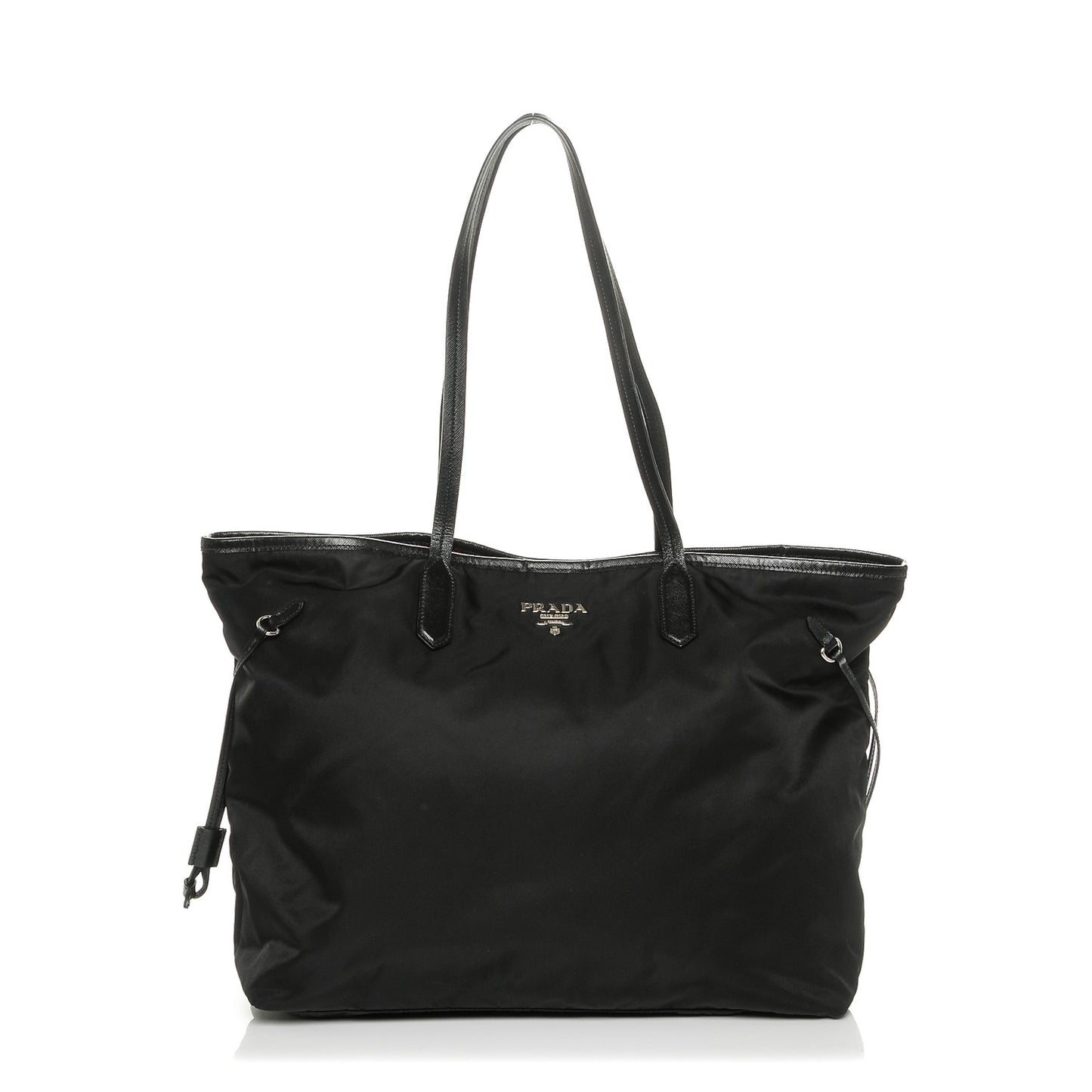 Saffiano Tessuto Nylon Tote Nero Black