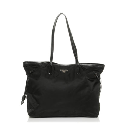 Prada Saffiano Tessuto Nylon Tote Nero Black 1 of 6
