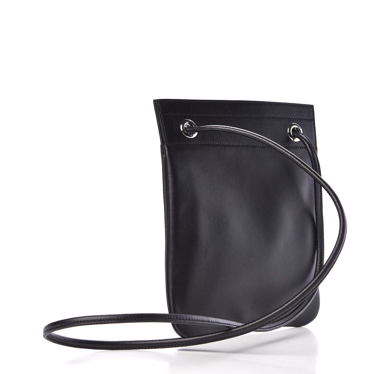 Hermes Milo Lambskin Swift Mini Aline Black 3 of 12