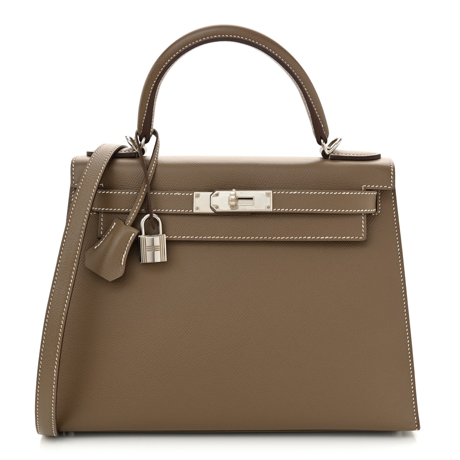 Hermes Epsom Kelly Sellier 28 Etoupe 1 of 11