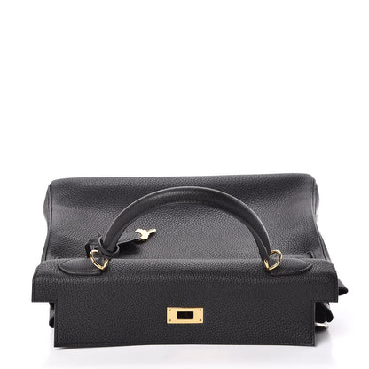 Hermes Togo Kelly Retourne 32 Black 17 of 38