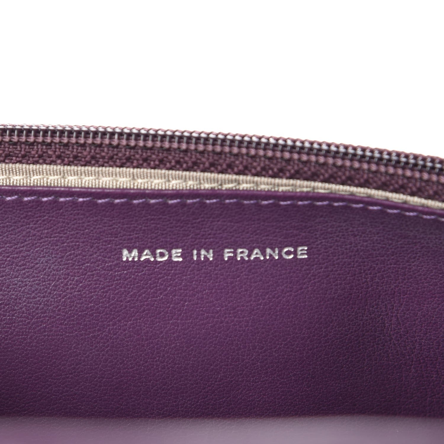 Chanel Patent Quilted Brilliant Wallet On Chain WOC Violet 8 of 9