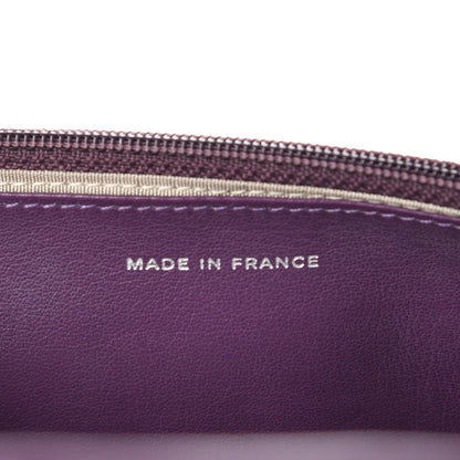 Chanel Patent Quilted Brilliant Wallet On Chain WOC Violet 8 of 9