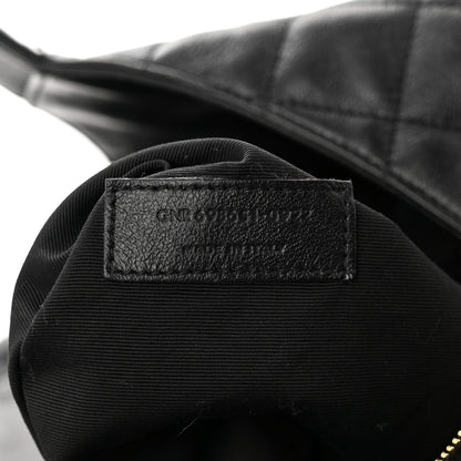 Saint Laurent Lambskin Quilted Maxi Icare Shopping Tote Black 8 of 12