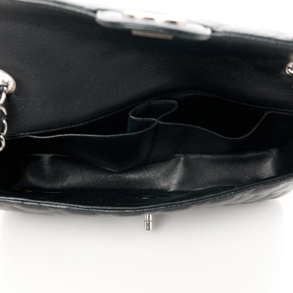 Chanel Caviar Quilted East West Flap Black 5 of 12