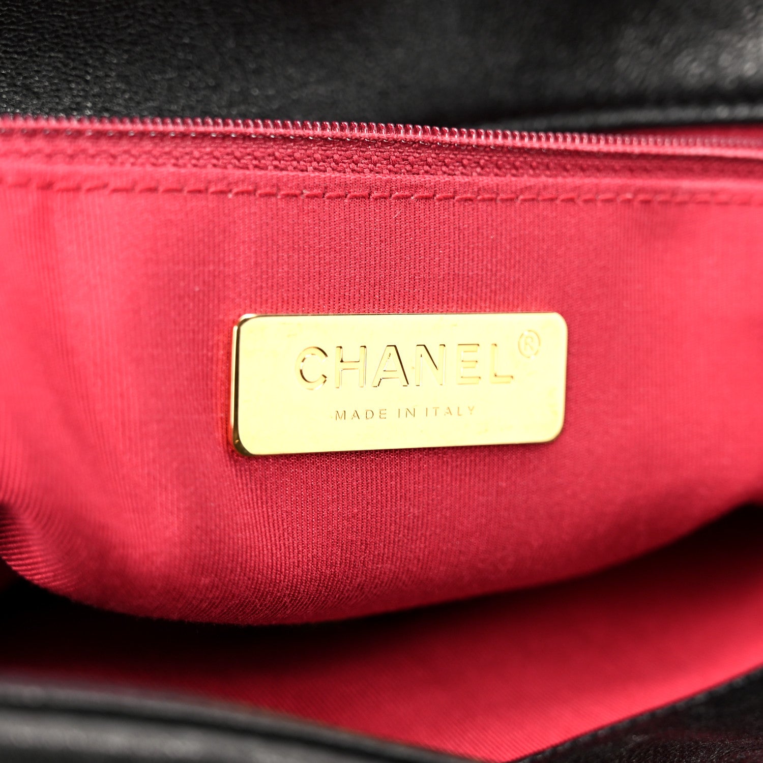 Chanel Goatskin Quilted Large Chanel 19 Flap Black 6 of 10