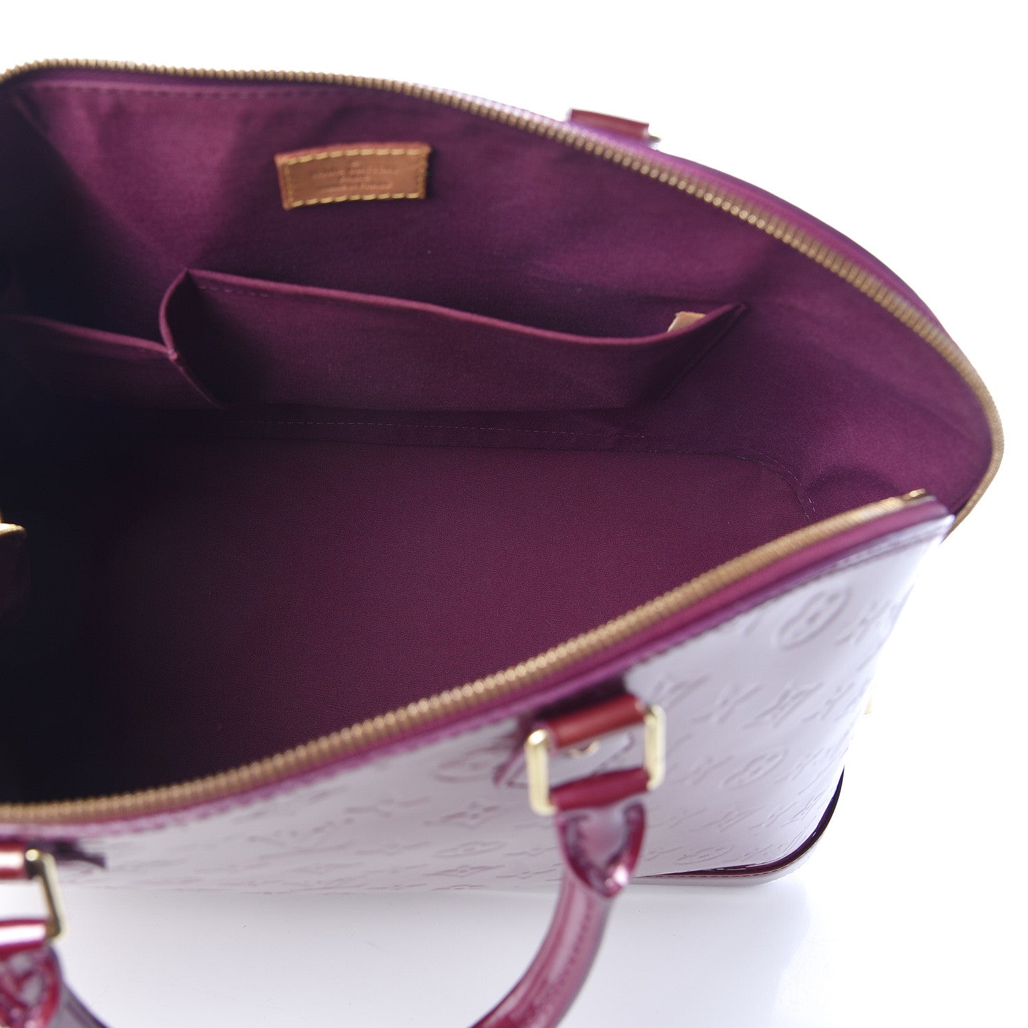 Louis Vuitton Vernis Alma GM Violet 5 of 10