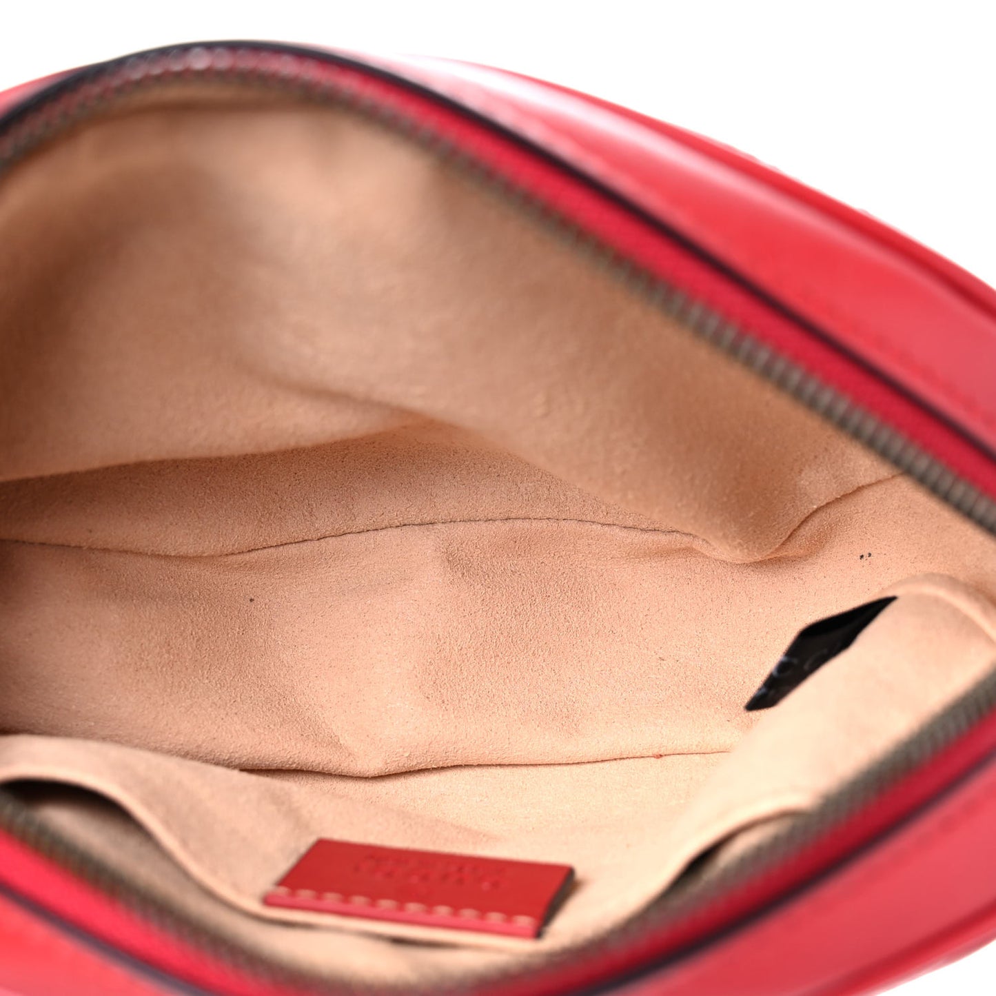 Calfskin Matelasse GG Marmont Belt Bag 85 34 Hibiscus Red