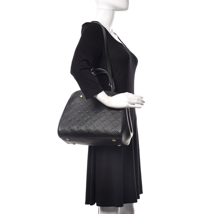 Louis Vuitton Empreinte Montaigne MM Black 2 of 10