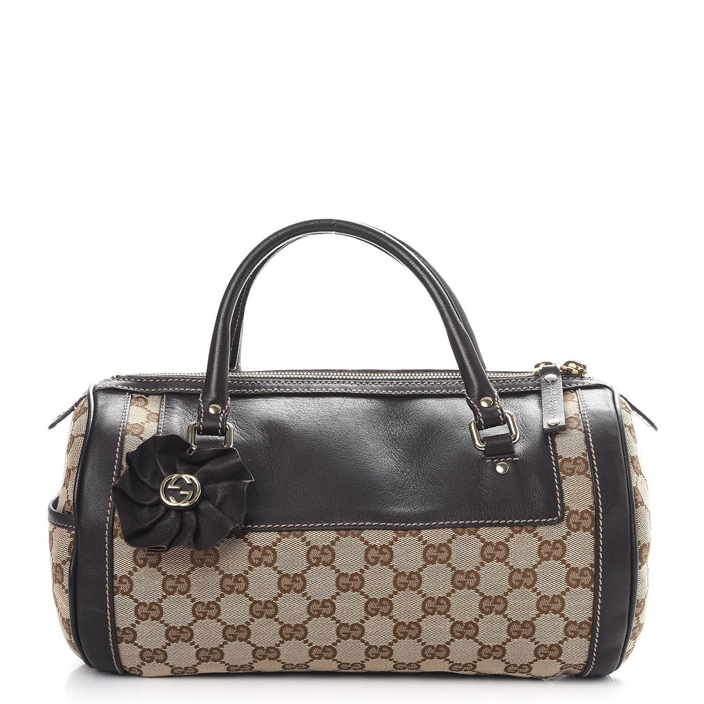 Monogram Trophy Satchel Ebony