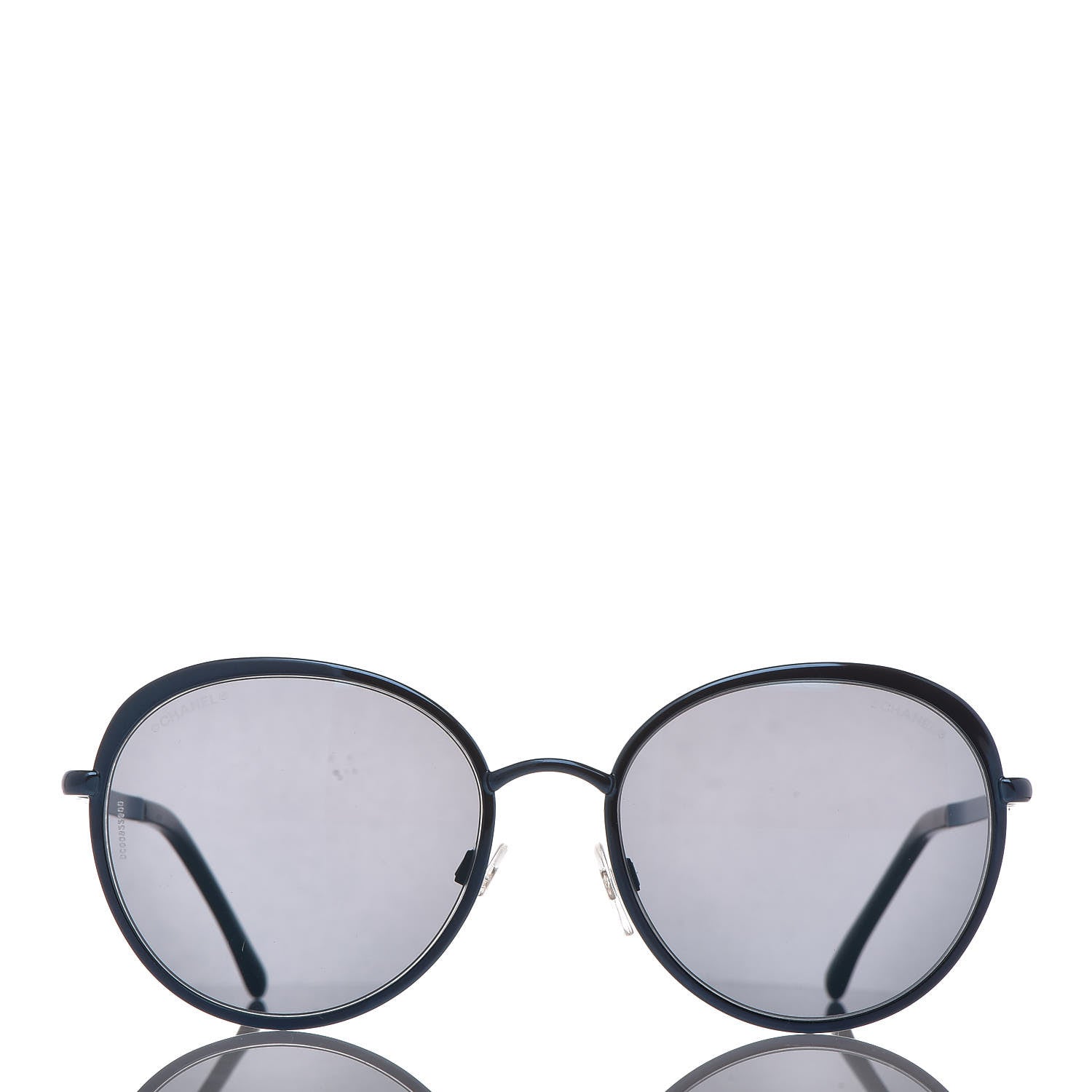 Chanel Round Spring Sunglasses 4206 Blue 2 of 6