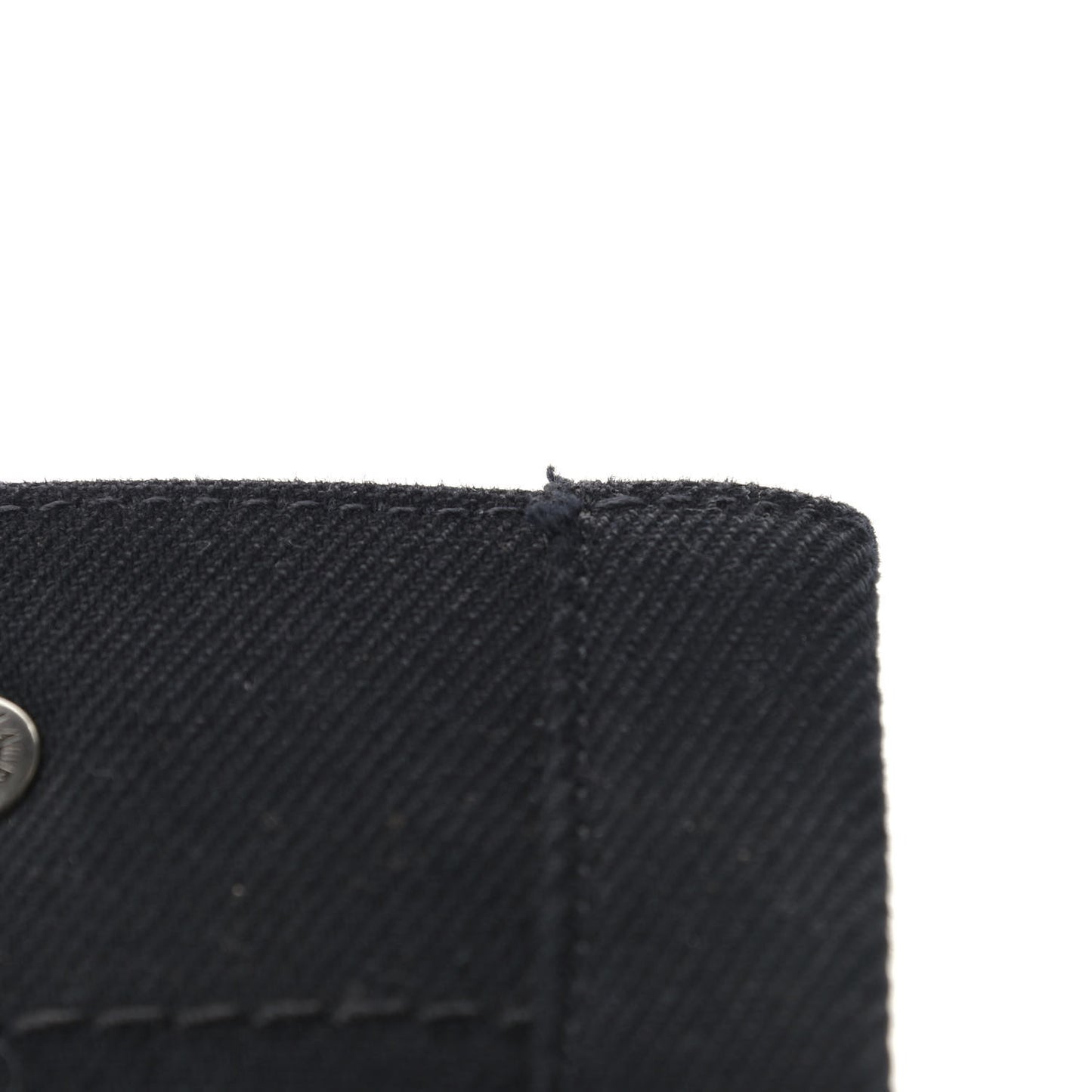 Linen Calfskin Rive Gauche Tote Black